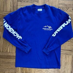 Diamond Cross Ranch Trailblazer Long Sleeve - Blue - Medium